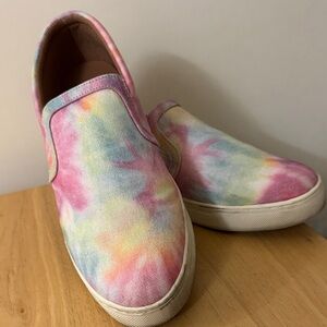 Indigo Tie-Dye Women's Sneakers